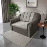 Alíz 2-es kanapé ágyazható vakondszürke és ónszürke