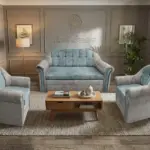 Alíz 3-1-1 ülőgarnitúra ónszürke és csukaszürke