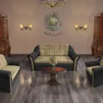 Alíz 3-2-1 ülőgarnitúra bivalyfekete és sötét sivatagsárga