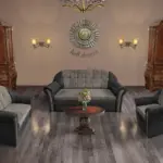 Alíz 3-2-1 ülőgarnitúra bivalyfekete és vakondszürke