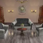 Alíz 3-2-1 ülőgarnitúra ónszürke és bivalyfekete