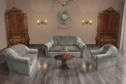 Alíz 3-2-1 ülőgarnitúra ónszürke és vakondszürke