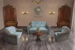 Alíz 3-2-1 ülőgarnitúra vakondszürke és csukaszürke