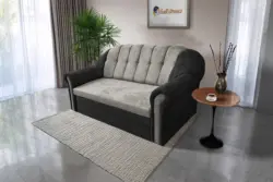 Alíz 3-as kanapé ágyazható bivalyfekete és ónszürke