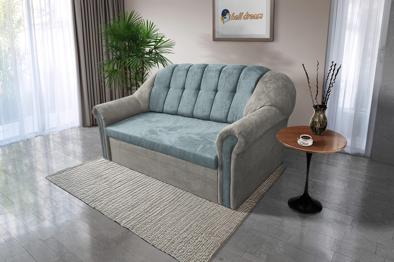 Alíz 3-as kanapé ágyazható ónszürke és csukaszürke