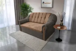 Alíz 3-as kanapé ágyazható vakondszürke és világos datolyabarna