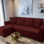 Baxi Gold ágyazható sarokülő ódon borvörös