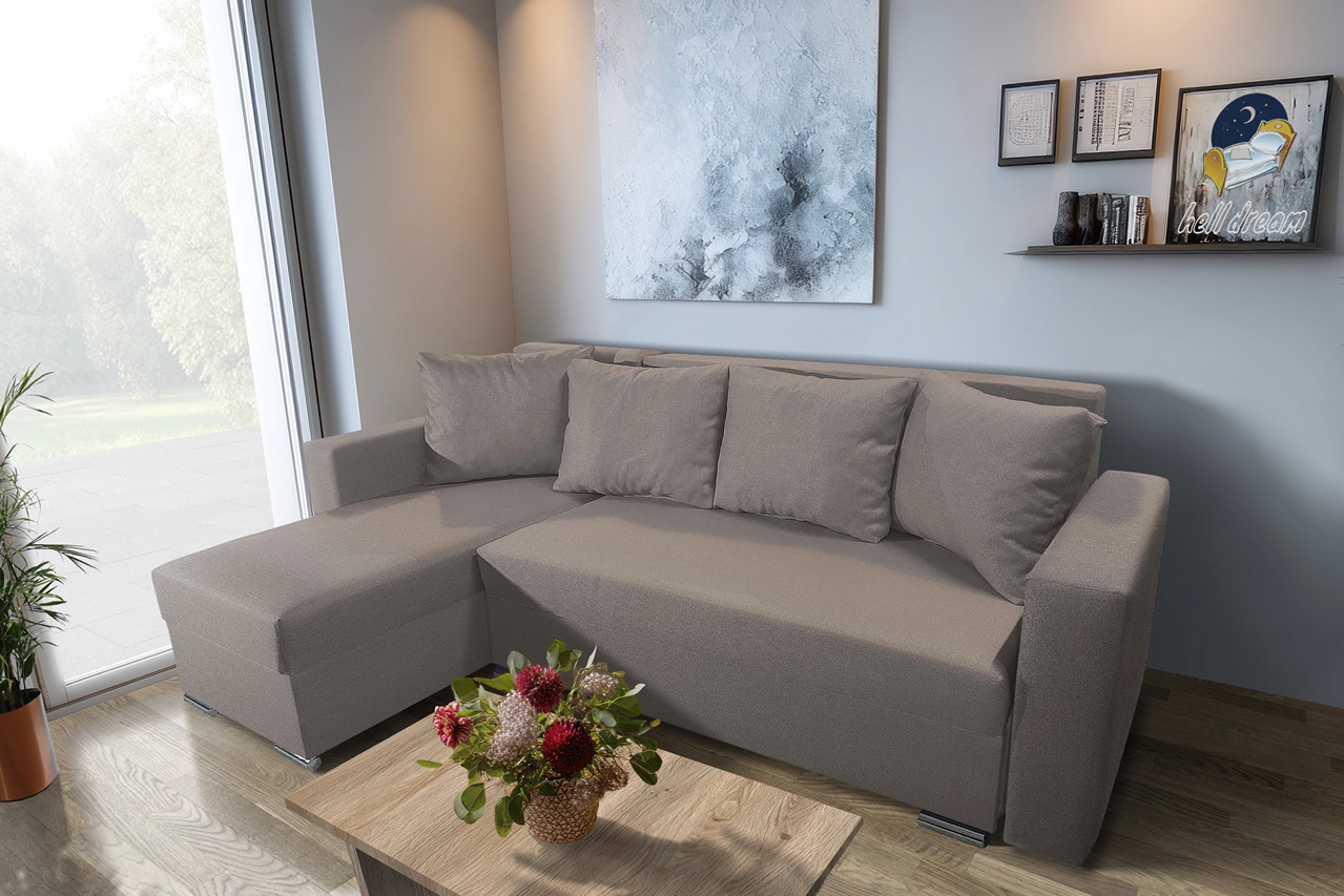 Baxi Gold ágyazható sarokülő szamárszürke