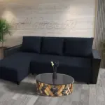 Lehel sarokkanapé remek ónix szövettel