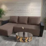 Lehel sarokkanapé remek pasztell taupe szövettel