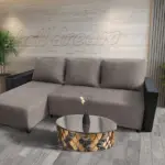 Lehel sarokkanapé remek szamárszürke szövettel