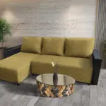 Lehel sarokkanapé remek száraz olíva szövettel