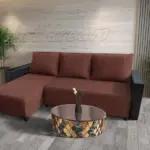 Lehel sarokkanapé remek toszkán vörös szövettel