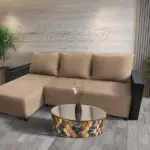 Lehel sarokkanapé remek világos fahéj szövettel