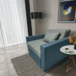 Mama ágyneműtartós fotelágy szürkés kadét óezüst színben