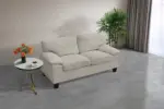 Dionüszosz 2-es kanapé ezüst serlegszürke ragyogó színben